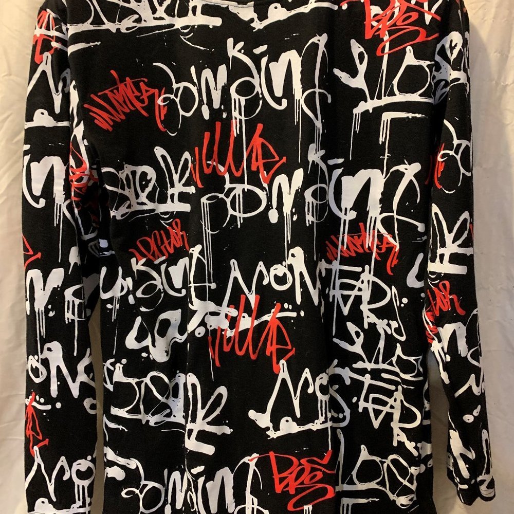 Faded Black Long sleeve pullover shirt